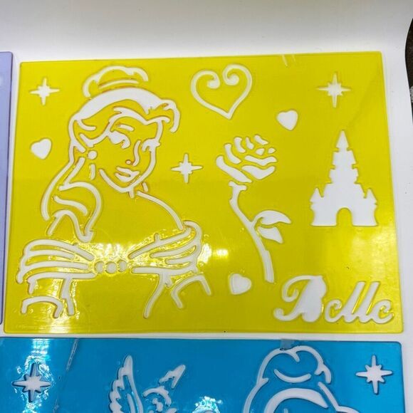 Disney Parks Set of 5 Princess Stencils - Picture 8 of 14